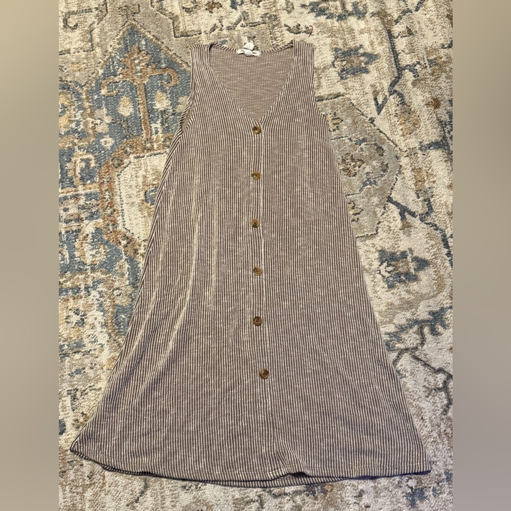 Caution to the Wind Striped Dress SZ  Medium